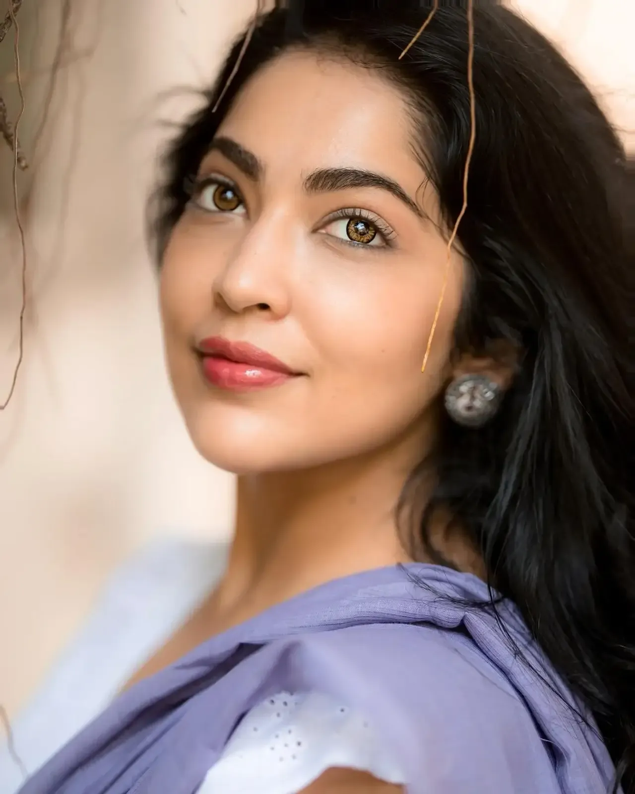INDIAN TV ACTRESS RAMYA SUBRAMANIAN IN BLUE SAREE 3